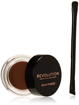 Makeup Revolution Brow Pomade with Brush (Soft Brown)