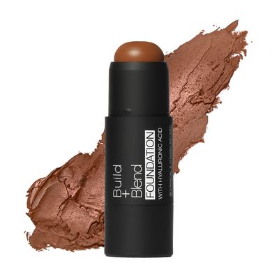 Palladio BUILD  BLEND Foundation Stick, Contour Stick for Face, Professional Makeup for Perfect Look, 0.25 Ounce (Mocha)