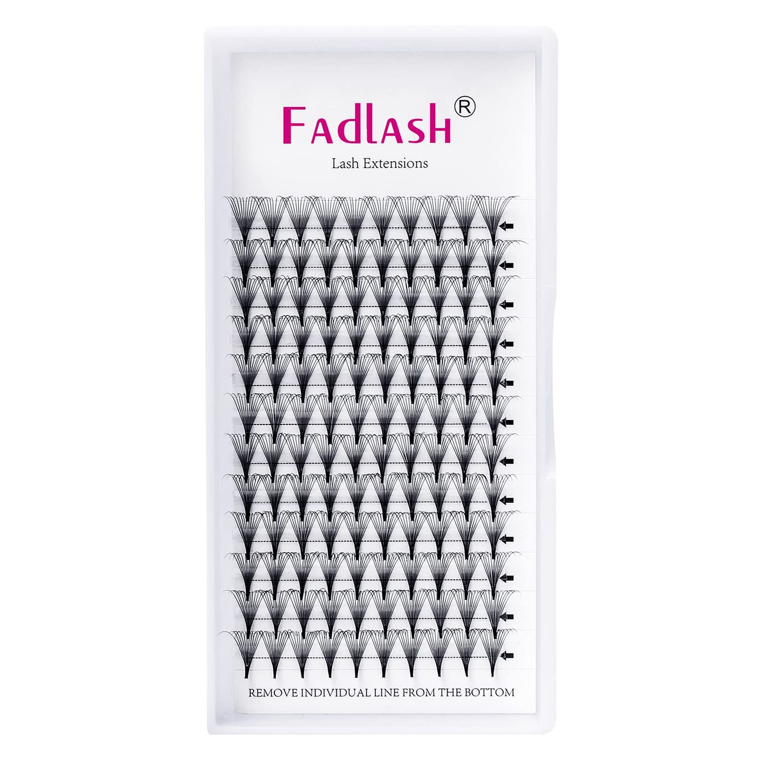 Premade Fans Eyelash Extensions 12D 0.07 D Curl Mixed Tray Premade Lash Fans Middle Stem Lashes Extension Premade Volume Fans Pro Point (12D-0.07-D, 15-20mm)