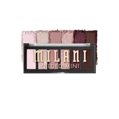 Milani Gilded Mini Eyeshadow Palette with 6 Matte &amp; Shimmer Hues - The Wine Down