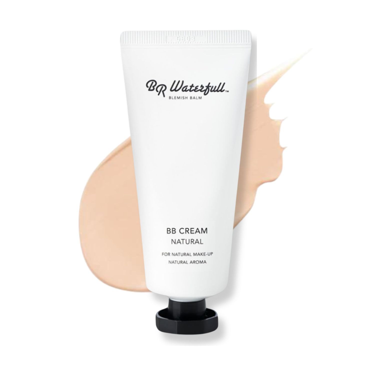 BR Waterfull Blemish Balm (Natural), BB Cream, Moisturizing Medium Flawless Coverage, Glow &amp; Dewy Makeup, 1.41oz