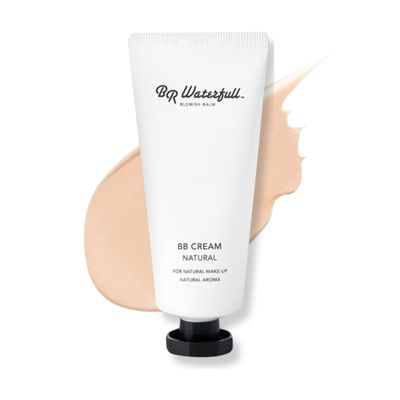 BR Waterfull Blemish Balm (Natural), BB Cream, Moisturizing Medium Flawless Coverage, Glow &amp; Dewy Makeup, 1.41oz