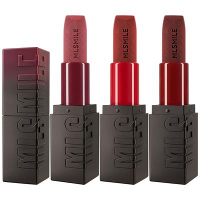 MLSMILE 3PCS Velvet Matte Lipstick Sets for Women, Long Lasting Waterproof 24 Hours Lip Stick Lip Stain Makeup Gift Sets, High Pigmented Lip Balm,Labiales mate 24 horas originales