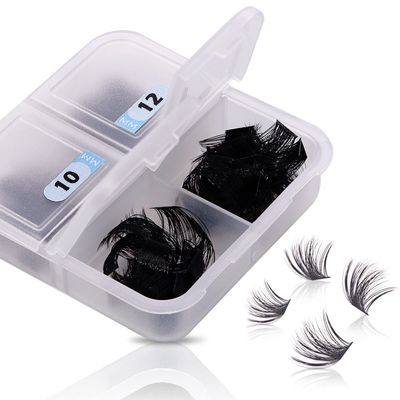 AuReve Lash Cluster Eye Lash Clusters DIY Lash Extensions Clusters Individual Lashes Eyelash Clusters Cluster Lashes For Home Use 96 Pcs 0.07D 10121416mm Mix (G01)