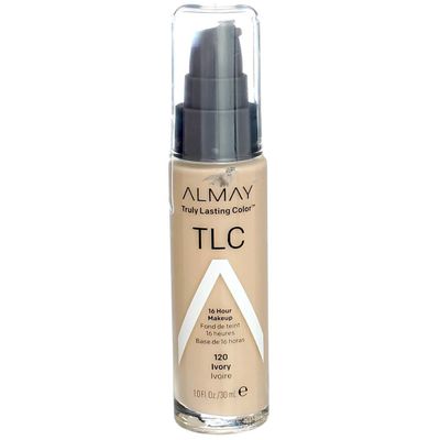 Almay TLC Truly Lasting Color 16 Hour Makeup, Ivory 01 120 1 oz (Pack of 2)