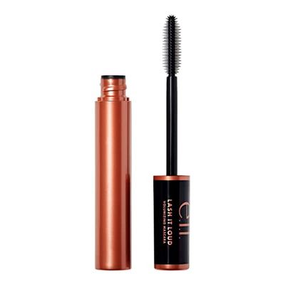 e.l.f. Lash It Loud Mascara, Volumizing &amp; Intensely Pigmented Formula For Fuller &amp; Bolder Lashes, Adds Dimension, Vegan &amp; Cruelty-Free, Black, 1.1 Oz
