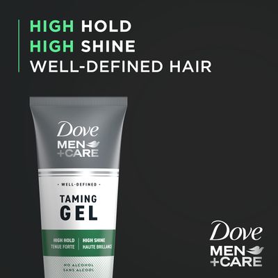 DOVE MEN  CARE Styling Gel for a Strong Hold Hair Taming Gel Hair Styling Product for Thicker and Healthier Looking Hair, 7 Fl oZ (Pack of 3)