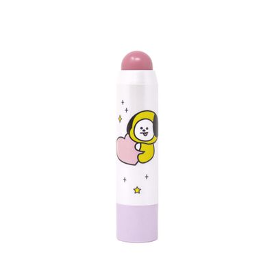 The Crme Shop BT21 Lip  Cheek Chic Stick | Tinted Essence Stick (Enriched with Hyaluronic Acid &amp; Vitamin E) - Cherry Blossom (CHIMMY)