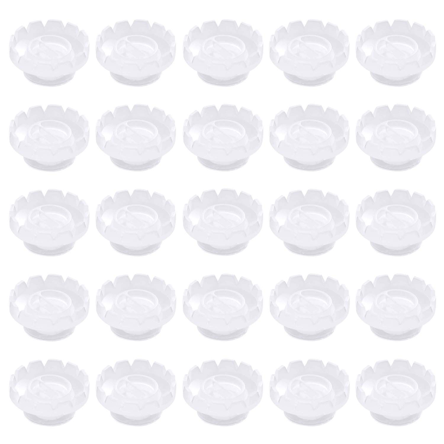 AUEAR, 200 Pack Eyelash Extensions Volume Lashes Fan Quick Blossom Cups Glue Holder and Lash Organizer Supplies Tools