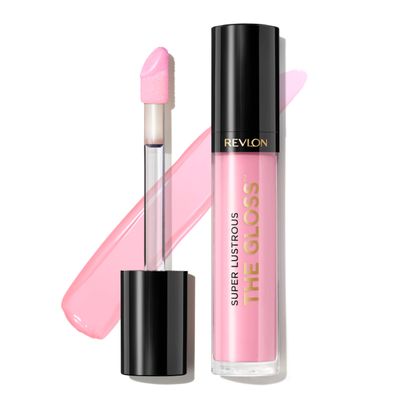 Revlon Super Lustrous The Gloss, Lip Gloss Makeup Stocking Stuffers for Women, Non-Sticky, High Shine Finish, 207 Pink Sky, 0.13 Oz