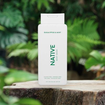 Native Body Wash Contains Naturally Derived Ingredients | For Women &amp; Men, Sulfate, Paraben, &amp; Dye Free Leaving Skin Soft and Hydrated | Eucalyptus &amp; Mint 18 oz - 2 Pk