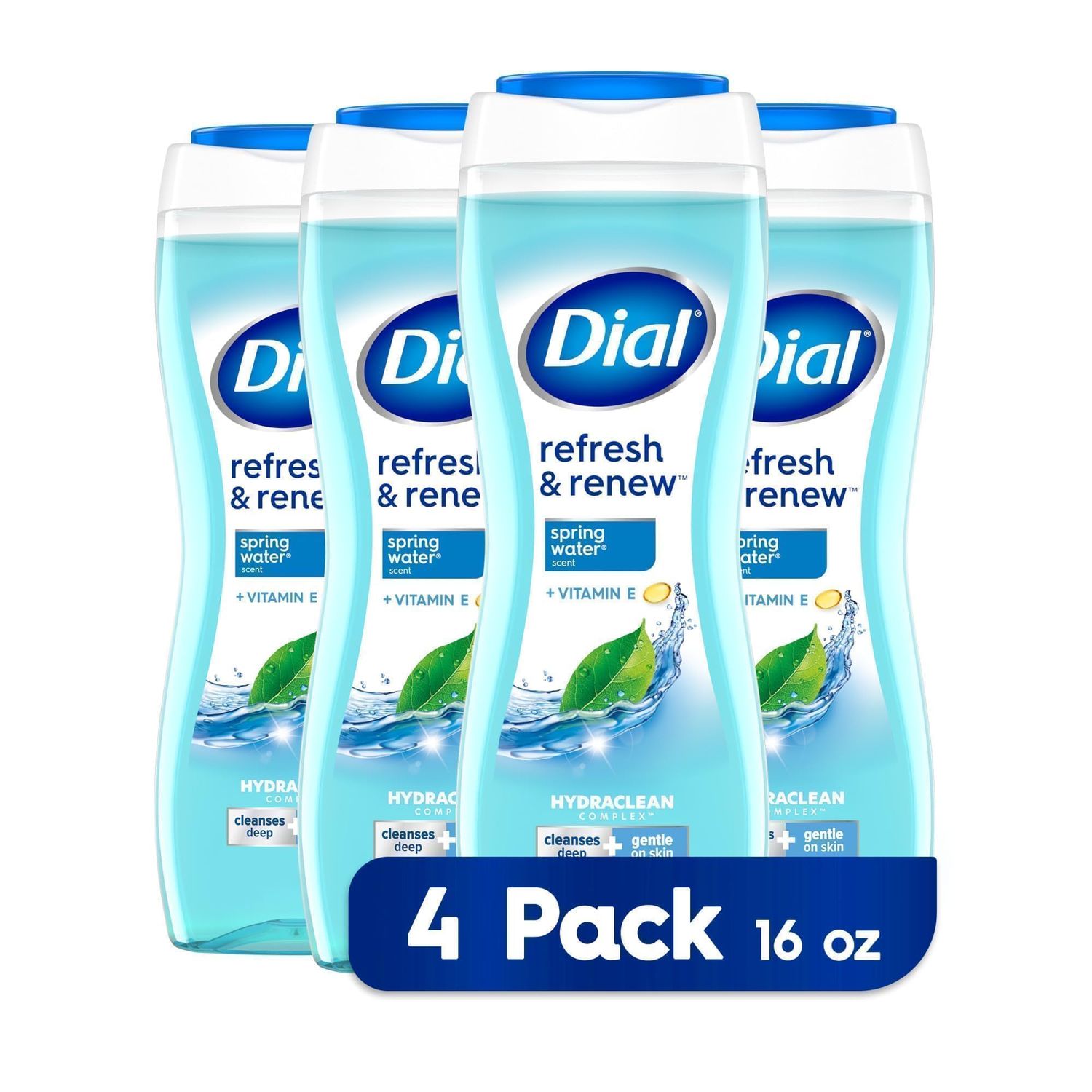 Dial Body Wash, Pamper &amp; Indulge Marula Oil, 16 fl oz, Pack of 4