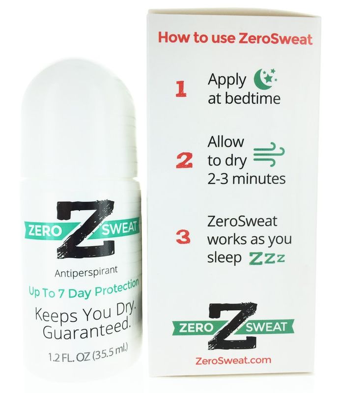 ZeroSweat Antiperspirant Deodorant | Clinical Strength Hyperhidrosis Treatment - Reduces Armpit Sweat 1.2 Fl.Oz (1 Pack)