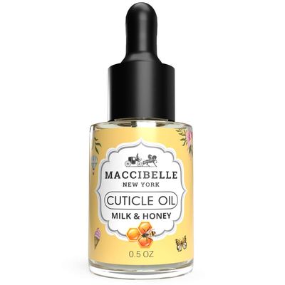 Maccibelle Cuticle Oil 0.5 oz - Heals Dry Cracked Cuticles (Milk &amp; Honey)