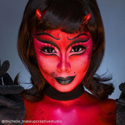 Mehron Makeup Color Cups | Stage, Foundation, Face Paint, Body Paint, Halloween | Face Paint Makeup | Greasepaint .5 oz (14 g) (Red)