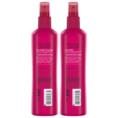 Suave Hairspray, Max Hold Bundle - Unscented Hairspray  Scented Non-Aerosol Hair Spray, 11 Oz Ea (2 Piece Set)