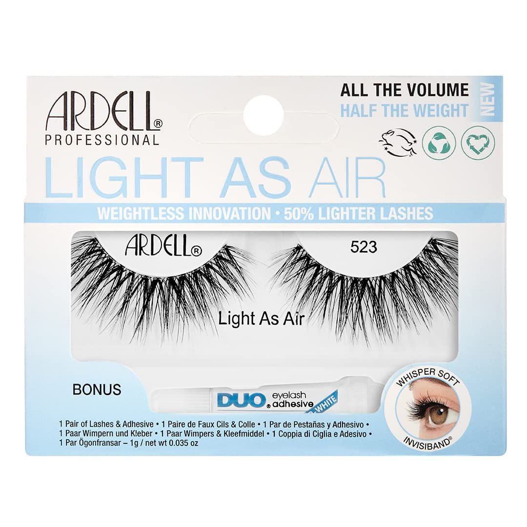 ARDELL Light As Air 523, plus a Bonus DUO Adhesive, 1g Clear