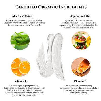 Organic Face Primer Makeup - Hydrating Primer for Smooth, Flawless Makeup Application | Best Primer for Dry, Aging, and Sensitive Skin | Aloe, Green Tea, Vitamins C&amp;E | Silicone Free
