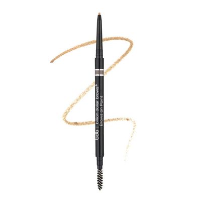 Billion Dollar Brows On Point Waterproof Micro Eyebrow Pencil - Blonde and Self-sharpening Tip for Natural, Blendable Lines