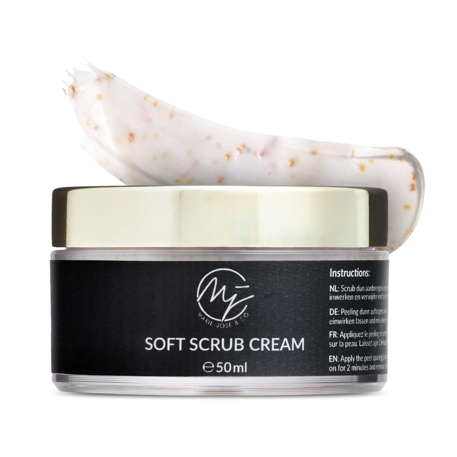 Eyebrow Peeling Cream - Brow Exfoliator - Professional Eyebrow Scrub Cream by Marie-Jos &amp; Co - Your Secret to Long-Lasting Eyebrow Makeup &amp; Dye (1.7 fl.oz)