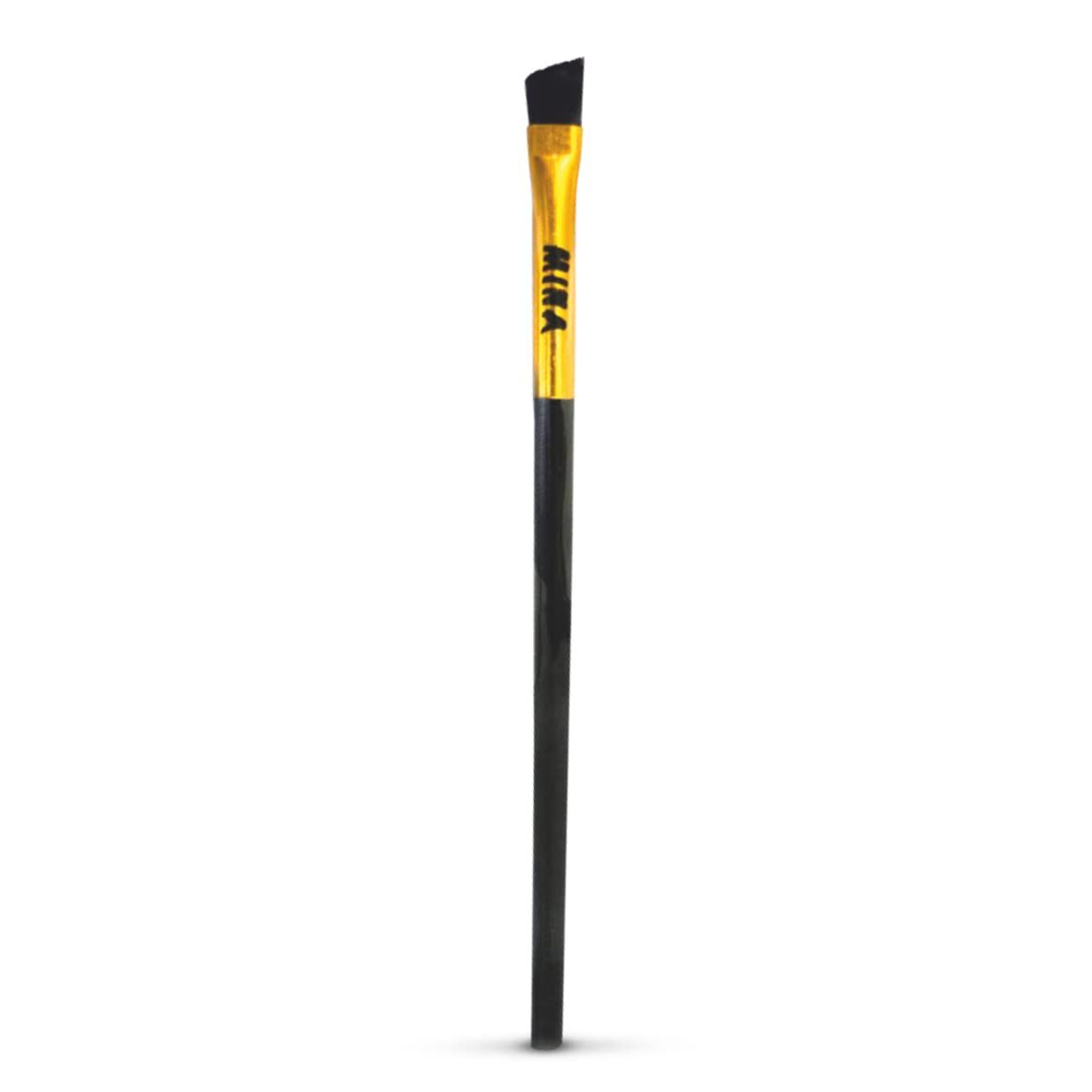 Mina Brow Brush-Premium Angled Eyebrow Brush For Powder, Henna, Cream, Tint, Makeup, Gel, Lamination &amp; Wax