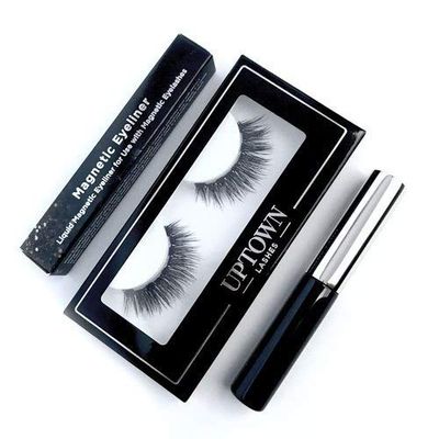 Mink Magnetic Eyelashes Diva Lash - NEW Single Lash for Use with Magnetic Eyeliner, 5 Magnet Mink Magnetic Lashes (Natural Lash  Eyeliner Set)