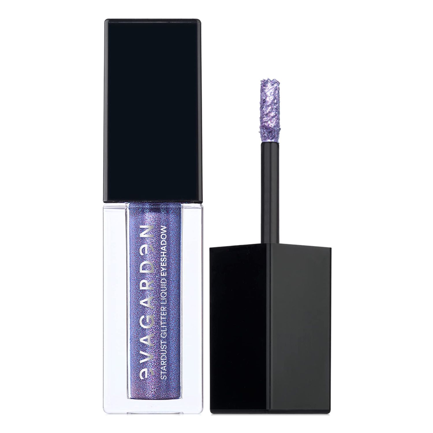 EVAGARDEN Stardust Glitter Eye Shadow - Gel Consistency - Mixture of Pearls and Sparkle Gives Metallic and Luminous Finish - Texture Glides Easily and Offers Amazing Color - 415 Violet - 0.1 oz