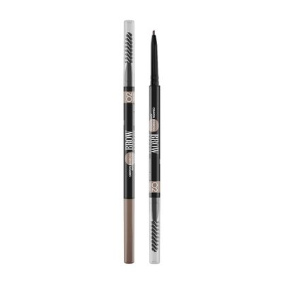 Vivienne Sabo Paris - Automatic Eyebrow Pencil Brow Arcade, Soft Brown (Shade 02), Natural Looking Brows, All Day Wear