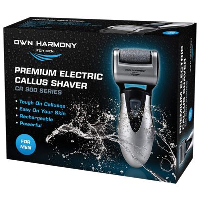 Electric Callus Remover Rechargeable Electronic Foot File CR900 by Own Harmony(Tested Most Powerful) Best Pedicure Tools w 3 Rollers Professional Pedi Feet Care Sander for Cracked Heels and Hard Skin