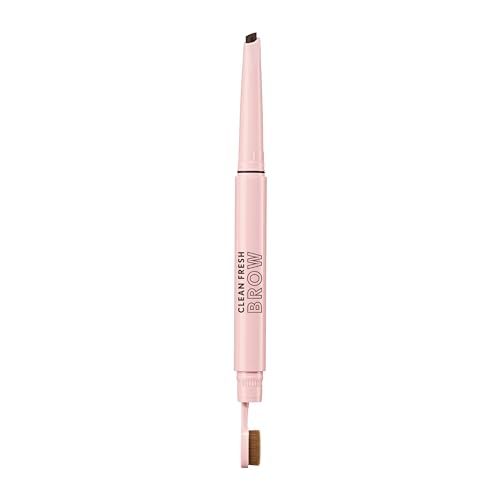Covergirl Clean Fresh Brow Filler Pomade, 600 Dark Brown, Eyebrow Pencil, Ultra-Precise Tip, Creamy Formula, Highly Pigmented, Soft Matte Finish, Vegan Formula, 0.007oz