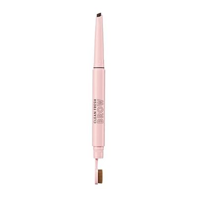 Covergirl Clean Fresh Brow Filler Pomade, 600 Dark Brown, Eyebrow Pencil, Ultra-Precise Tip, Creamy Formula, Highly Pigmented, Soft Matte Finish, Vegan Formula, 0.007oz