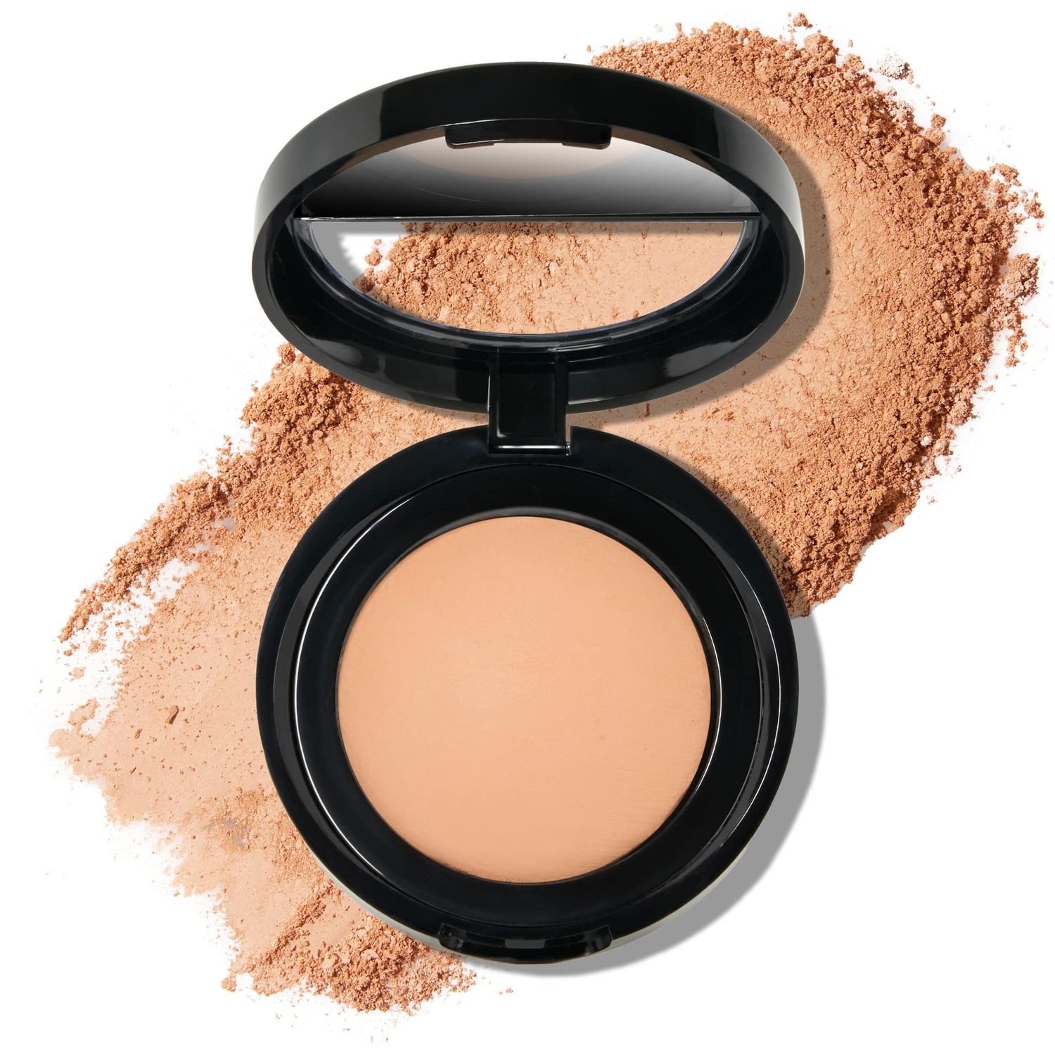 LAURA GELLER NEW YORK Baked Blurring  Setting Powder, Translucent Makeup Setting Powder For Soft-Focus Finish, Minimize Fine Lines and Pores, LightMedium