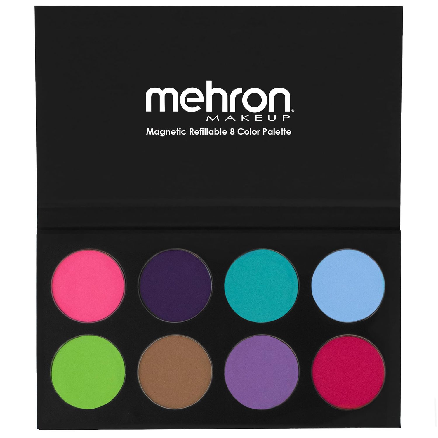 Mehron Makeup Paradise Makeup AQ 8 Color Island Palette (formerly Pastel Palette) | Body Paint &amp; Face Paint Palette | Professional Water Activated Makeup for SFX, Halloween, &amp; Cosplay