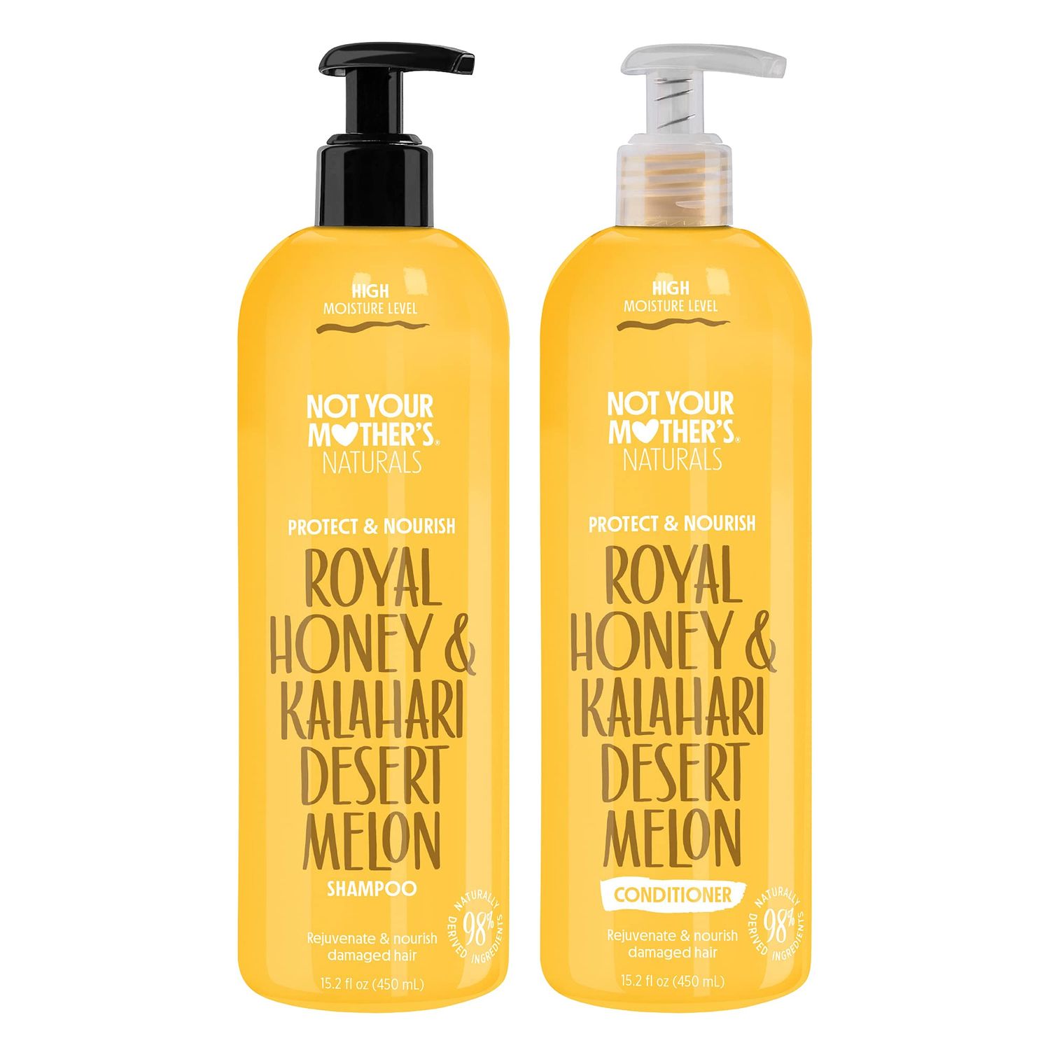 Not Your Mother&#39;s Naturals Protect &amp; Nourish Shampoo &amp; Conditioner Set - 15.2 fl oz - Sulfate-Free Hair Products - Royal Honey &amp; Kalahari Desert Melon