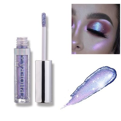 Glitter EyeshadowMakeup For Eyes Liquid Shimmer Sparkle Glow Light Colors Pencil Stick Shiny Long Lasting Waterproof Shining Eye Shadow Sets Metallic Pigments Metals Gloss Sparkling Pen Kit (A109)