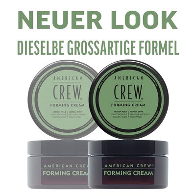 American Crew Men's Hair Forming Cream (OLD VERSION), Like Hair Gel with Medium Hold &amp; Medium Shine, 3 Oz (Pack of 1)