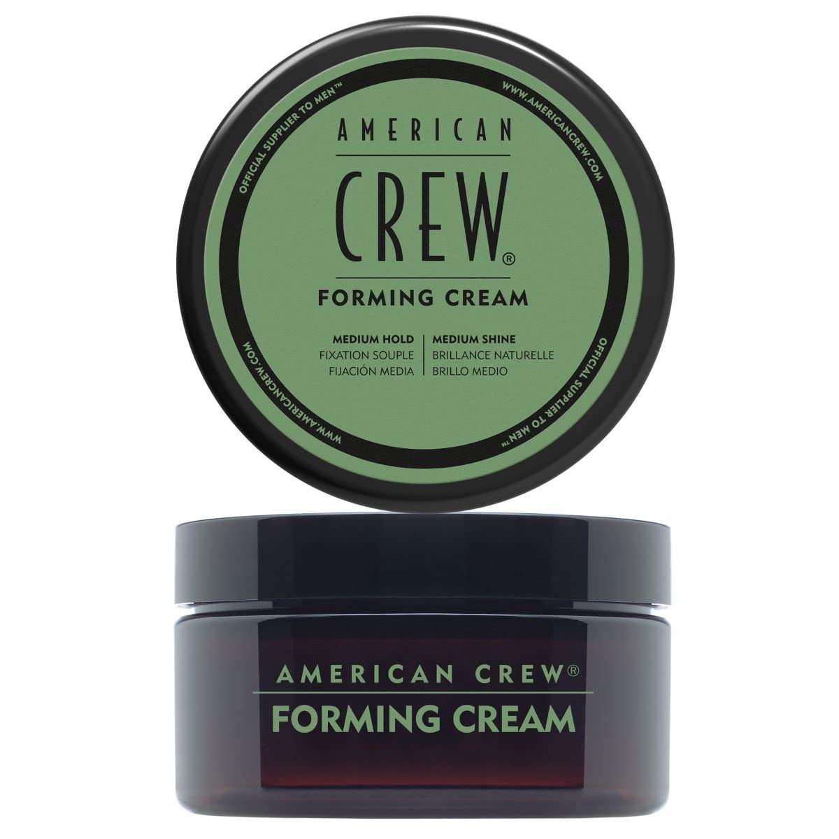 American Crew Men&#39;s Hair Forming Cream (OLD VERSION), Like Hair Gel with Medium Hold &amp; Medium Shine, 3 Oz (Pack of 1)