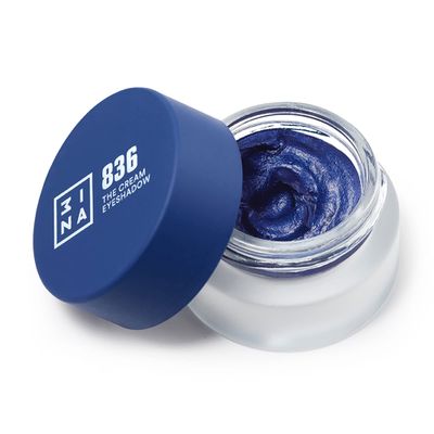 3INA MAKEUP - Vegan - Cruelty Free - The Cream Eyeshadow 836 - Dark Blue - 24H Longwearing &amp; Waterproof Formula - Fast Drying Formula - Highly Pigmented - Matte and Shimmer Finish