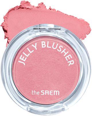 THESAEM Jelly Blusher PK01 Sweet Petal - Velvety Finish Soft Jelly Powder Cheek - Easy Blending Formula- Lightweight, Smooth, Natural Buildable Blusher