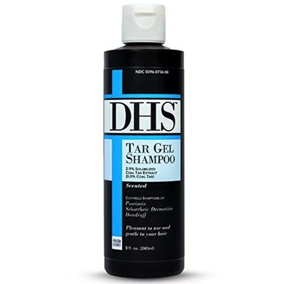 DHS Person &amp; Covey T Gel Shampoo - Anti Dandruff Shampoo, Mildly Scented Psoriasis Shampoo - 8 Fl. Oz. - Refined Coal Tar Gel Formula, Scalp Psoriasis Shampoo, Deep Cleansing Rich Lather