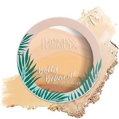 Physicians Formula Butter Believe it! Pressed Powder Translucent | Dermatologist Tested, Clinicially Tested