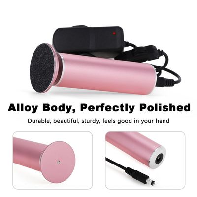 Electric Callus Remover for Feet, Powerful Electric Foot Callus Remover Adjustable Speed Electric Foot File with 60PCS Sanding Discs Pedicure Tools Feet Scrubber Dead Skin Foot Grinder, Pink