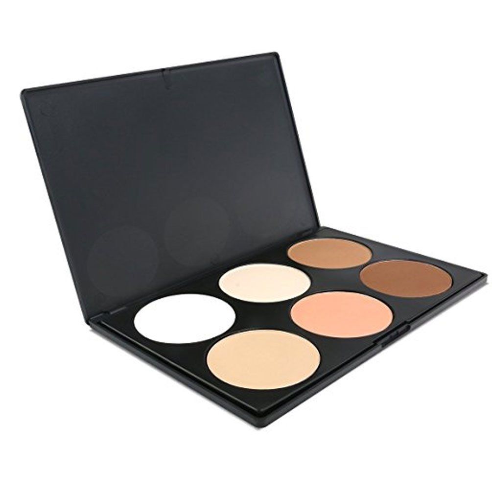 iMeasy Makeup Contour Kit Highlight and Bronzing Powder Palette Pigment Blush Palette - 24  6 Colors