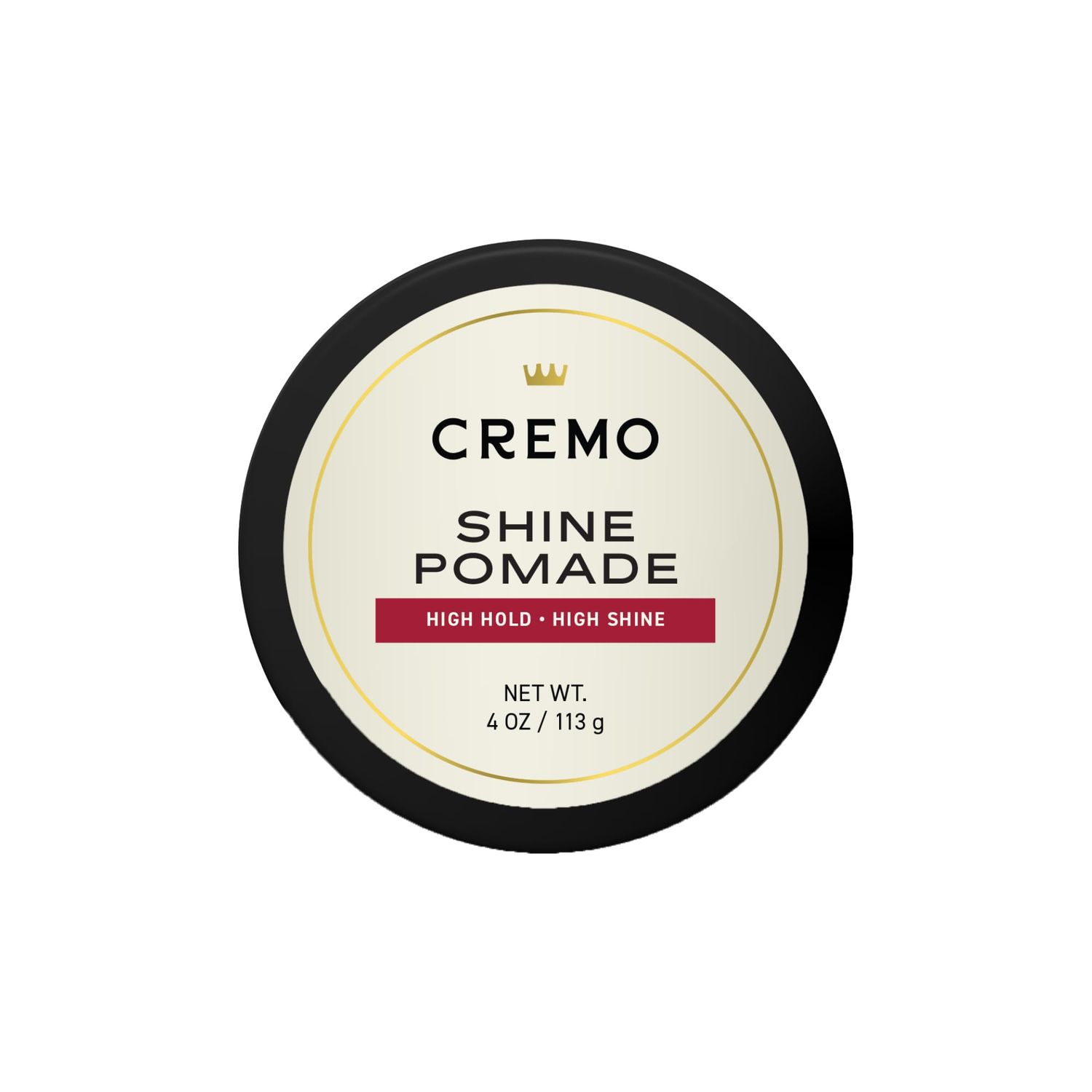 Cremo Hair Pomade for Men - Premium Barber Grade Pomade, High Hold &amp; Shine, Hair Styling, 4 Oz