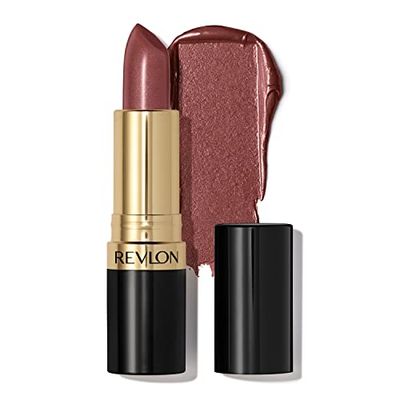 Revlon Super Lustrous Lipstick, Lip Makeup Gift, Stocking Stuffers for Women, Creamy, Moisturized Feel in Mauves &amp; Trends, Smoky Rose (245), 0.15 oz