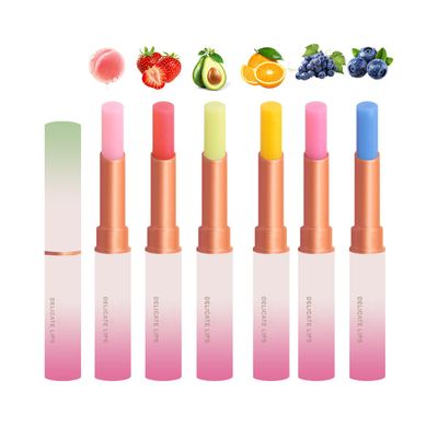 TEEROVA 6 Pcs Color Changing Lipstick Lip Balm, Magic Temperature PH Color change Lipstick, Moisturizing No-Sticky Long Lasting Lip Gloss