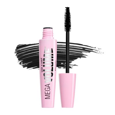 wet n wild Mascara Mega Volume - Vitamin E Enriched Volumizing, Smudge-Resistant Formula, Cruelty-Free, Gluten-Free, Sulfate-Free &amp; Vegan - Black