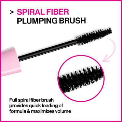 wet n wild Mascara Mega Volume - Vitamin E Enriched Volumizing, Smudge-Resistant Formula, Cruelty-Free, Gluten-Free, Sulfate-Free &amp; Vegan - Black