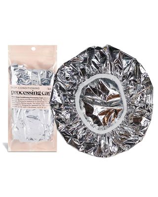 Kitsch Aluminum Foil Hair Heat Cap for Deep Conditioning - Reusable Heating Cap for Deep Conditioner, Tin Foil Hat &amp; Deep Conditioning Heat Cap for Hair Treatments, Processing Cap for Hair, Foil Cap