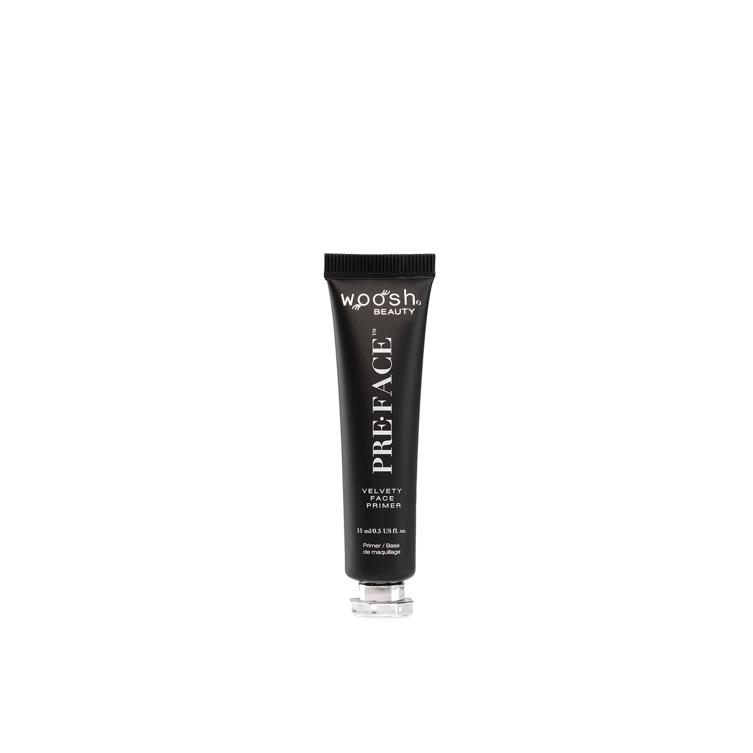 Woosh Beauty, PreFace Primer, Hydrating &amp; Long Lasting, Vegan, Pore Minimizer, Grips your Makeup (Travel, 15 ml)